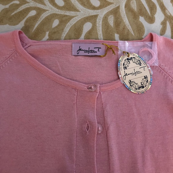 NWT Jennifer T Knit Couture Cardigan Sweater - Picture 1 of 11